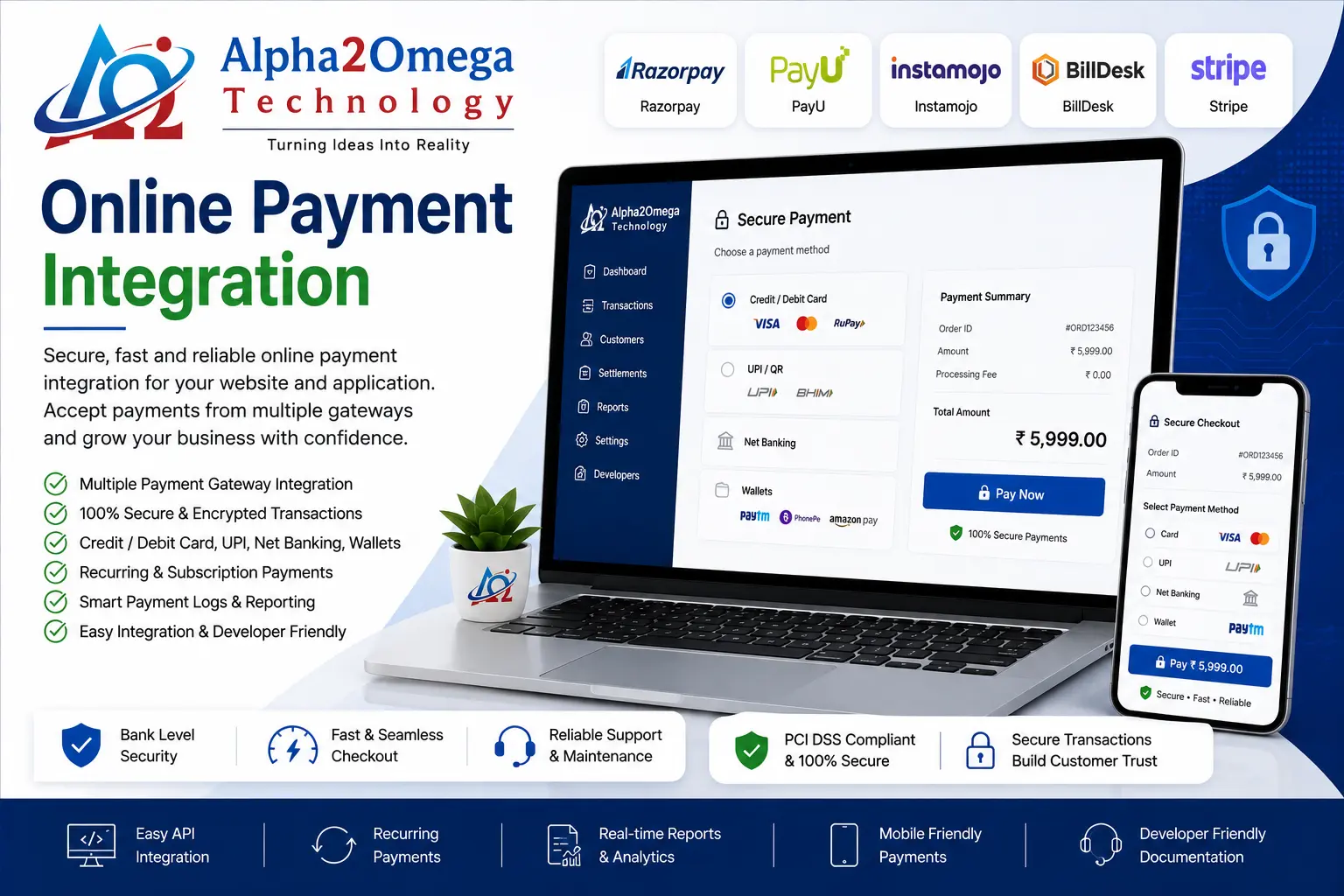 Payment gateway integration services