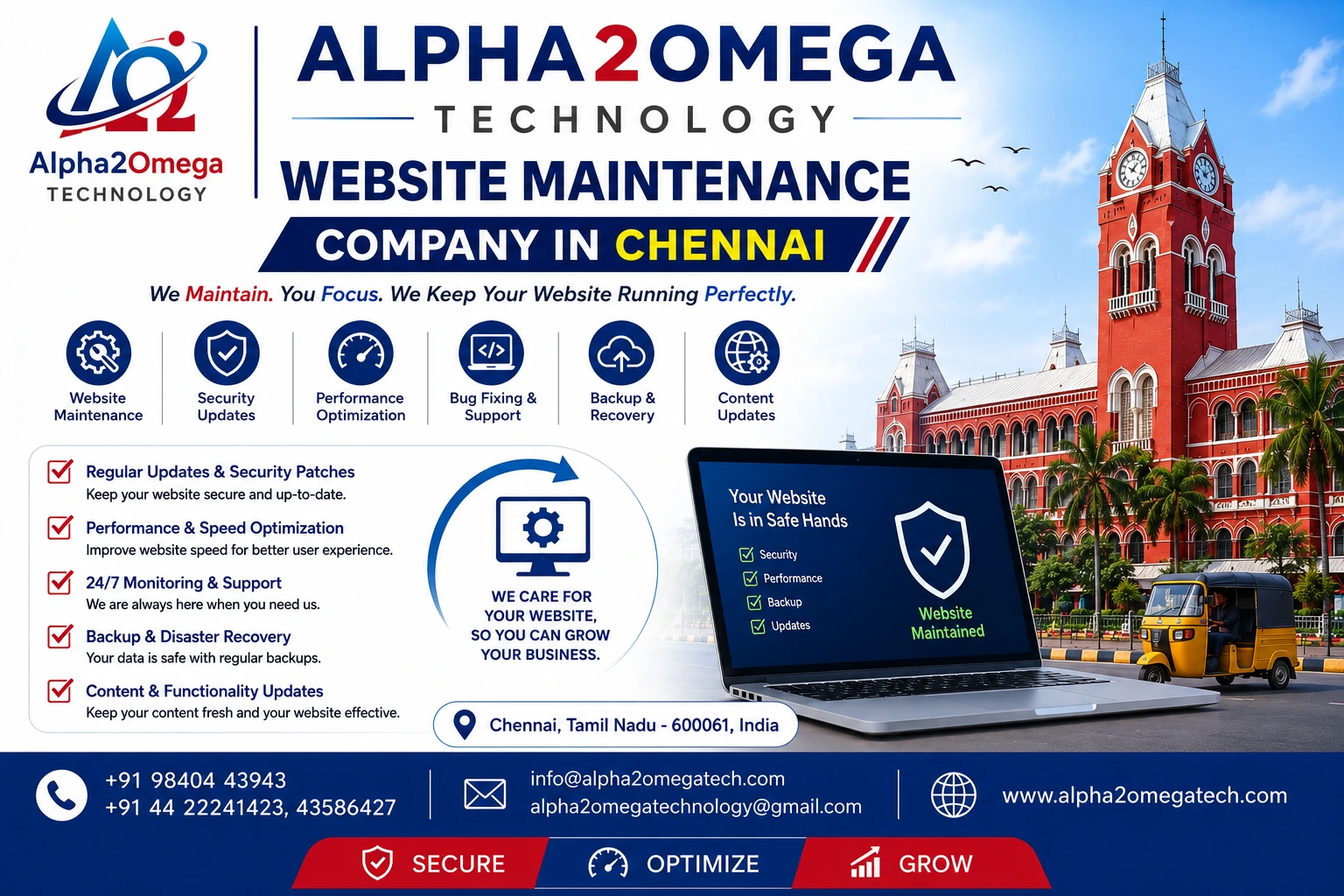Website maintenance company in Chennai
